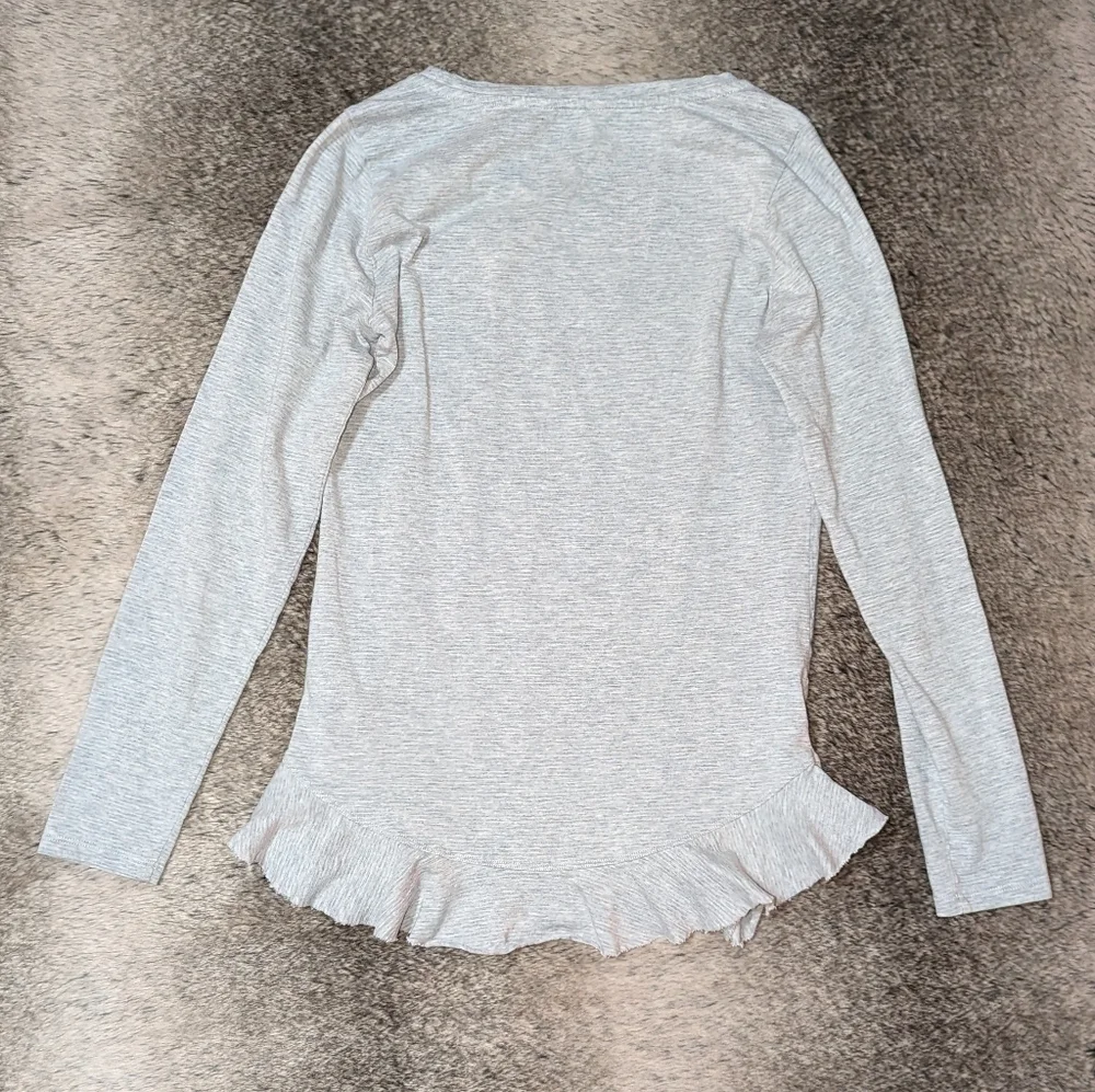 Toad&Co Samba Flutter Long Sleeve Shirt Grey Women's XS - Picture 2 of 8